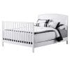 pat bebelus alb 4 in 1 mobilier copii alb cu saltea